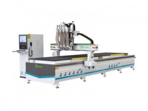 Four-step double-station CNC cutting machine