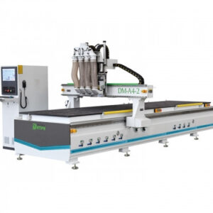 Four-step double-station CNC cutting machine